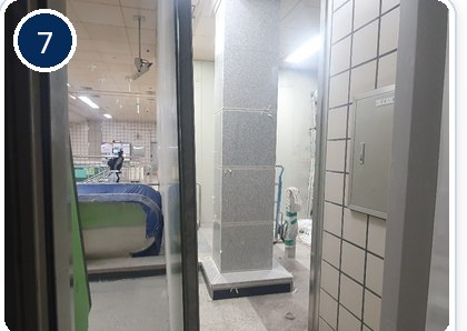 지하철 석재 코킹